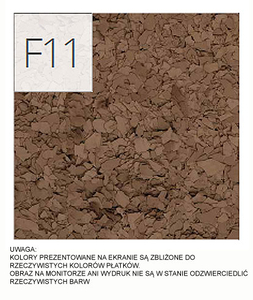 płatki dekoracyjne (1kg)  F11 brązowe