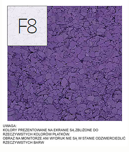 płatki dekoracyjne (1kg)  F8  fiolet ciemny