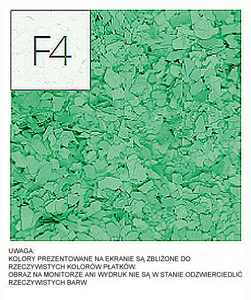 płatki dekoracyjne (1kg)  F4 zielone