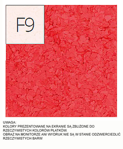 płatki dekoracyjne (1kg)  F9 czerwone